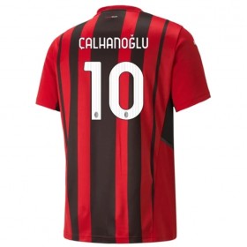Camisolas de futebol AC Milan Hakan Calhanoglu 10 Equipamento Principal 2021/22 Manga Curta